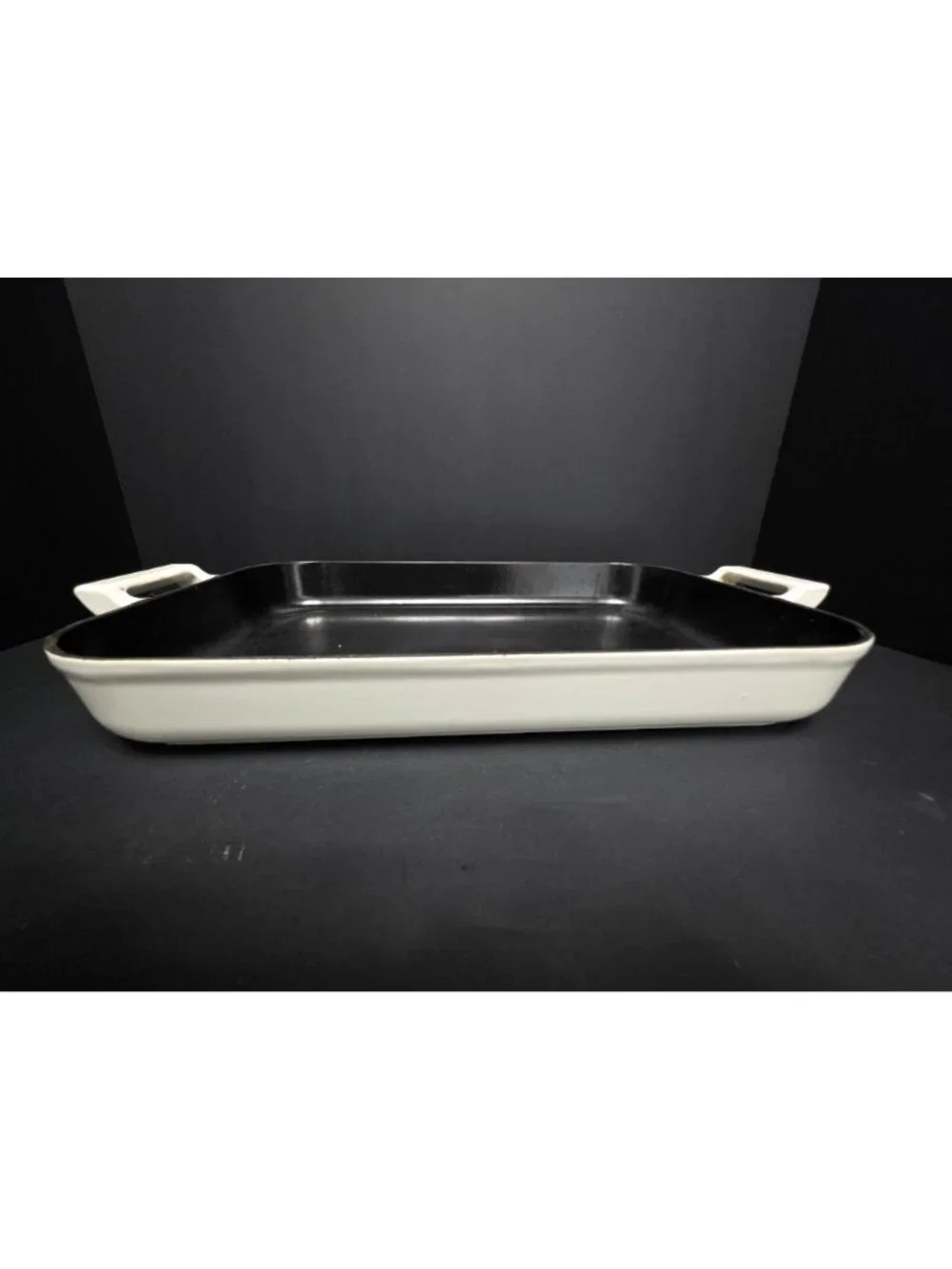 Waterford Colorcast Enameled Cast Iron Roasting Pan #14 Black Interior 16